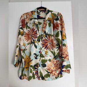 Zara Floral Multicolor Blouse